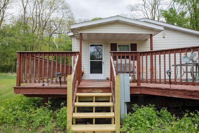 W7744 County Rd E, Westfield, WI 53964 - view of wooden deck