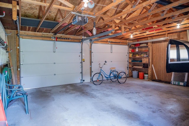 N12124 12th Ave, Necedah, WI 54646 - garage featuring a garage door opener