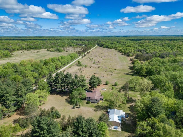 N12124 12th Ave, Necedah, WI 54646 - drone / aerial view of a heavily wooded area