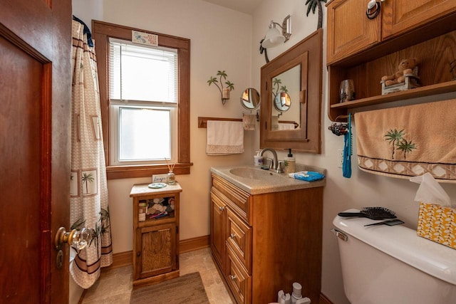 1427 Madison Ave, South Milwaukee, WI 53172 - bathroom with toilet and vanity