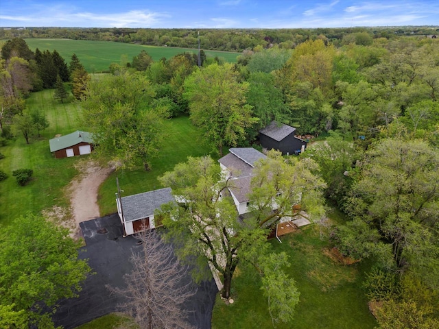 10104 Washington Ave, Mount Pleasant, WI 53177 - aerial overview of property's location with rural landscape