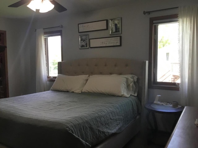 2706 Pleasant Dr, Holmen, WI 54636 - bedroom featuring a ceiling fan