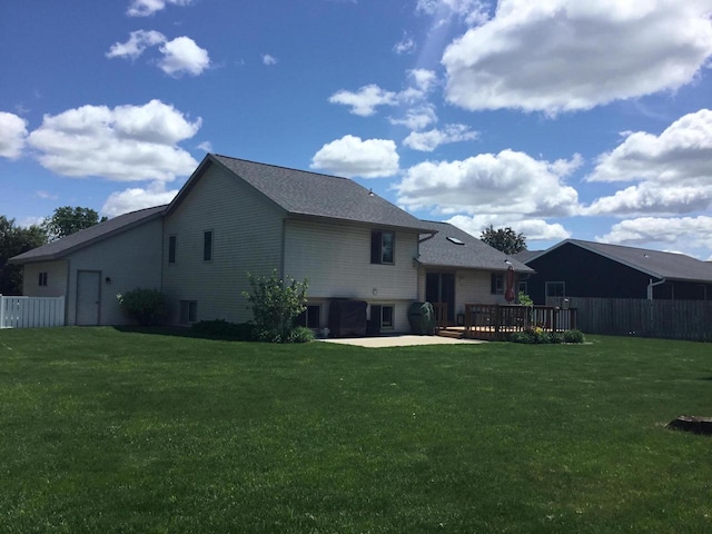 2706 Pleasant Dr, Holmen, WI 54636 - rear view of property featuring a patio