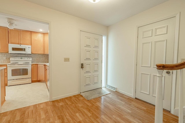 1 Winterberry Trl, Madison, WI 53717 - entrance foyer with light wood-style floors and baseboards