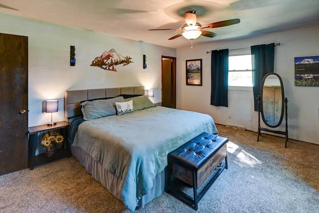 1610 Woodsend Ct, Sun Prairie, WI 53590 - bedroom featuring carpet, ceiling fan, and baseboards