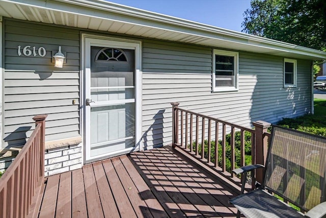1610 Woodsend Ct, Sun Prairie, WI 53590 - view of wooden terrace