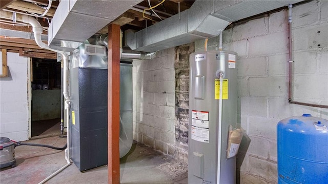 2572 90th St, Eau Claire, WI 54703 - utilities with electric water heater and heating unit