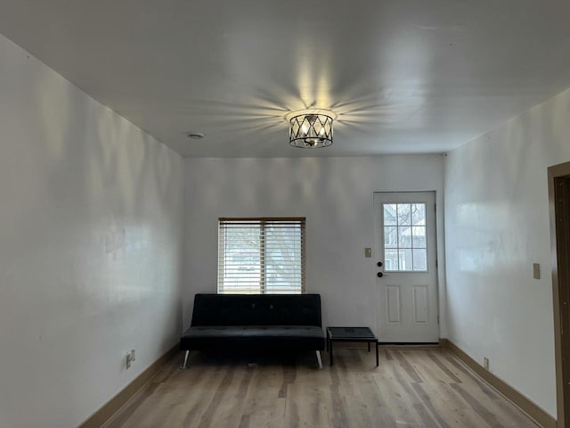 3124 N Buffum St, Milwaukee, WI 53212 - entryway with light wood-type flooring and baseboards