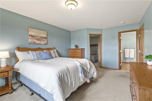 11684 44th Ave, Chippewa Falls, WI 54729 - bedroom featuring light carpet, baseboards, a closet, and a spacious closet