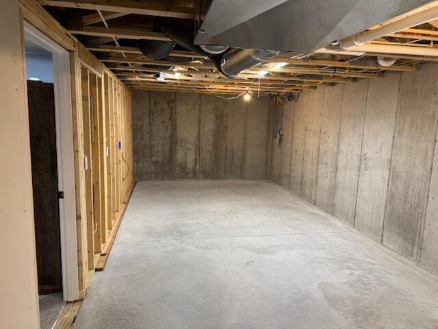 1329 S Wilson Ave, Hartford, WI 53027 - view of unfinished basement