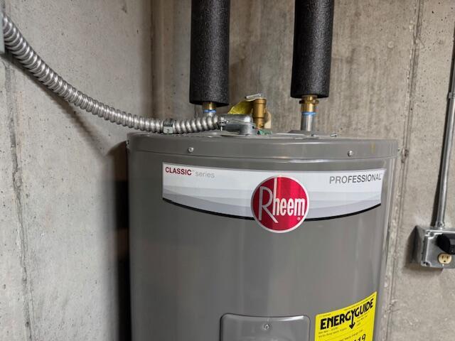 1329 S Wilson Ave, Hartford, WI 53027 - utilities with electric water heater