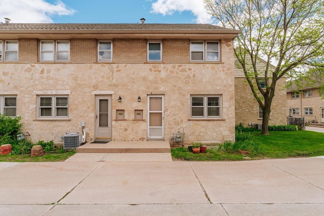 4873 N Santa Monica Blvd, Whitefish Bay, WI 53217 - view of property featuring central AC