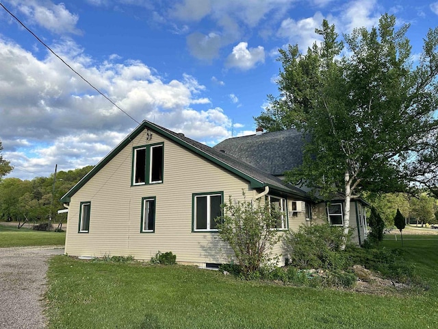 N2224 Wafle Rd, Mauston, WI 53948 - view of property exterior with a yard