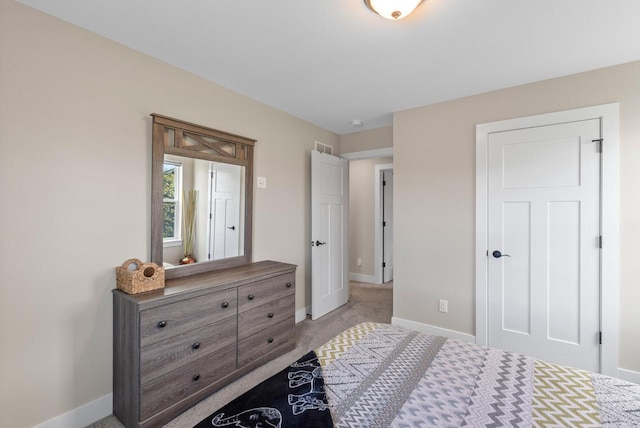 160 Candleberry Ln, Grafton, WI 53024 - bedroom with baseboards and light colored carpet