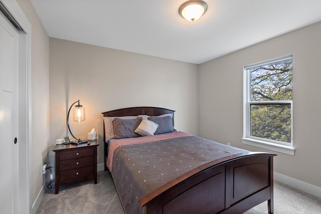 160 Candleberry Ln, Grafton, WI 53024 - bedroom with light carpet, baseboards, and a closet