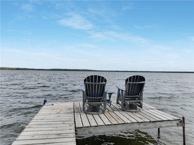 14856W Valhalla Dr, Hayward, WI 54843 - dock area with a water view