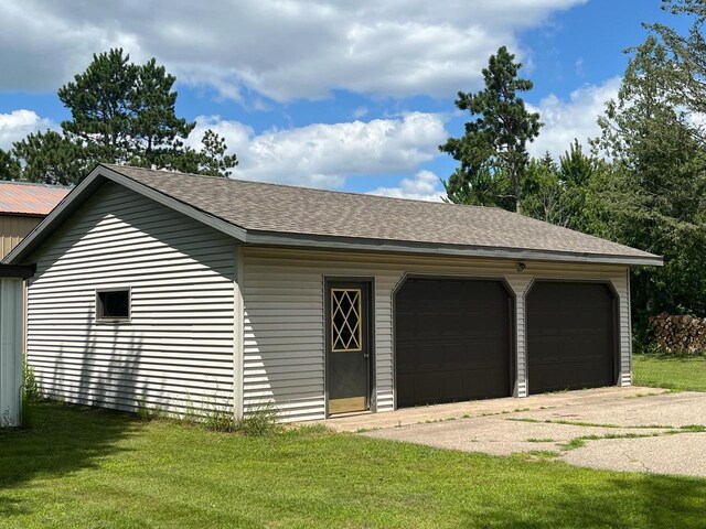 4211 State Highway 173, Nekoosa, WI 54457 - view of detached garage