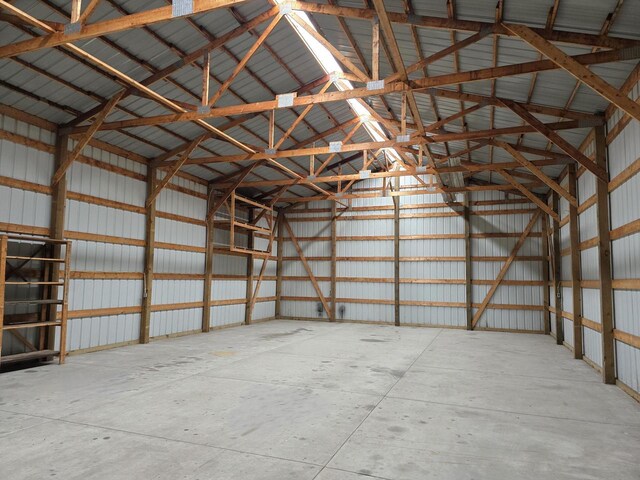4211 State Highway 173, Nekoosa, WI 54457 - garage with metal wall
