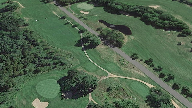 W11078 S Shore Rd, Deerbrook, WI 54425 - aerial view of property and surrounding area with a local golf course