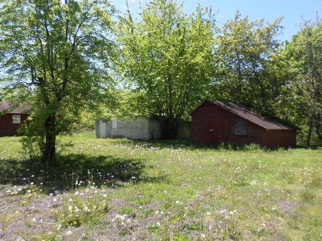 1909 91st St, Pleasant Prairie, WI 53158 - view of yard with an outdoor structure
