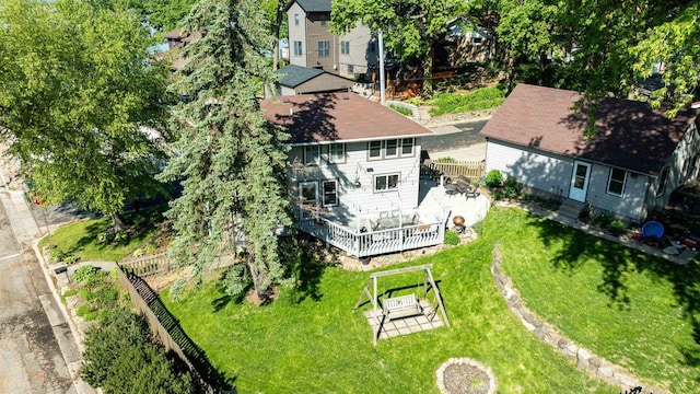 4512 Larson St, Mcfarland, WI 53558 - aerial view of property and surrounding area