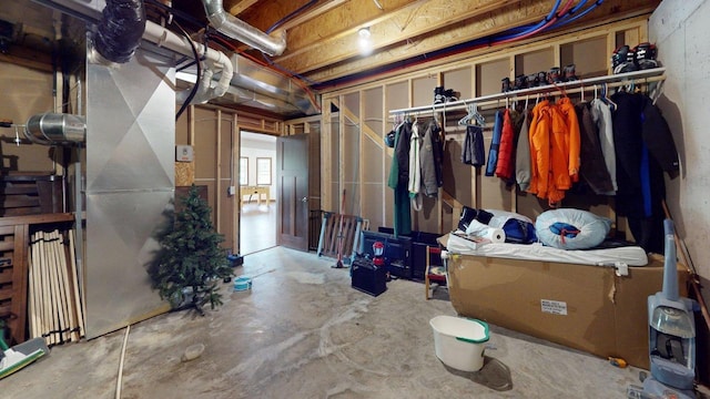 W10559 Hickory Point Rd, Beaver Dam, WI 53916 - view of unfinished basement