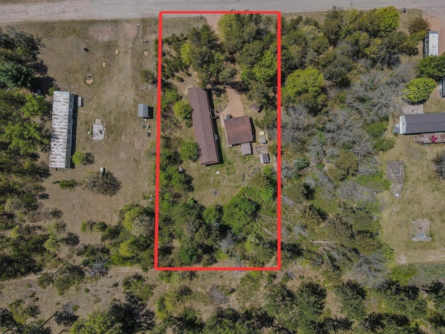 13511 59th St S, Wisconsin Rapids, WI 54494 - aerial view of property and surrounding area with property parcel outlined
