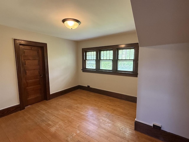 3400 Vine St, Stevens Point, WI 54481 - empty room with wood-type flooring and baseboards