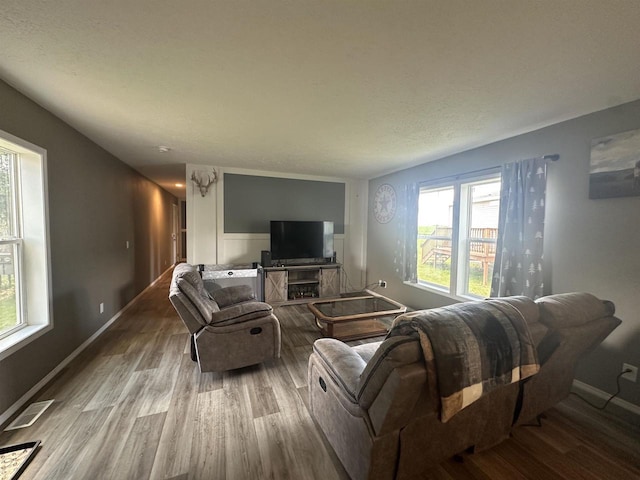 916 S Madison St Unit 9, Waupun, WI 53963 - living area with wood finished floors