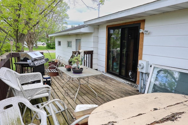 1133 Smith Ave, Antigo, WI 54409 - view of wooden deck