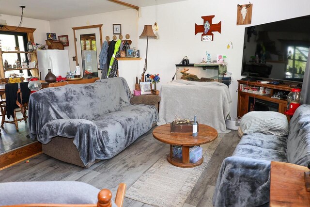 1133 Smith Ave, Antigo, WI 54409 - living area featuring wood finished floors