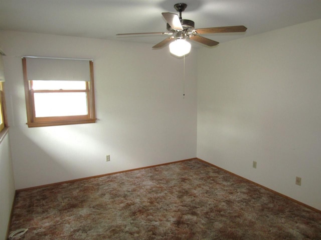2374 S Park Ave, Beloit, WI 53511 - carpeted spare room with ceiling fan and baseboards