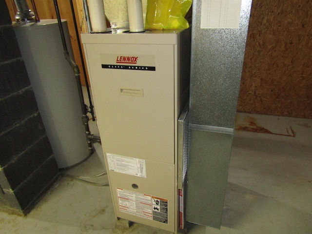 2374 S Park Ave, Beloit, WI 53511 - utilities featuring heating unit and water heater