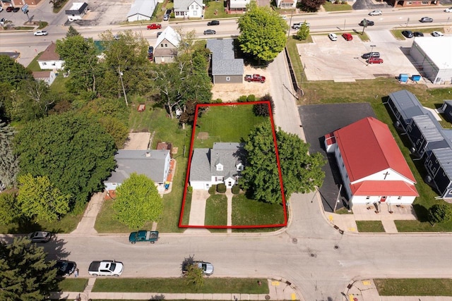 403 N Rock Ave, Viroqua, WI 54665 - aerial view of residential area with property boundaries highlighted