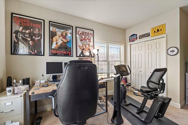 1300 School St Unit 209, Sun Prairie, WI 53590 - carpeted office with baseboards
