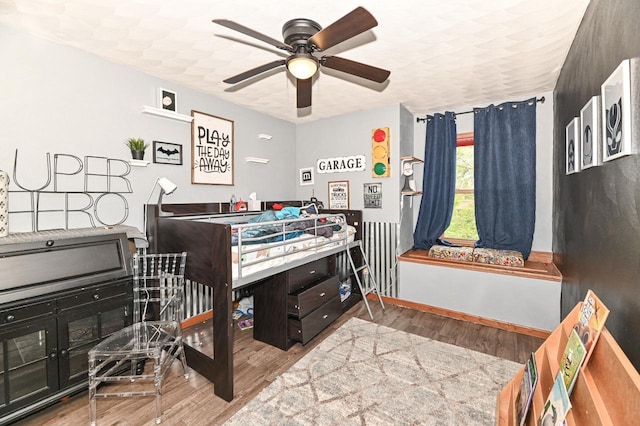 1081 E Elm Rd, Oak Creek, WI 53154 - bedroom with wood finished floors and baseboards