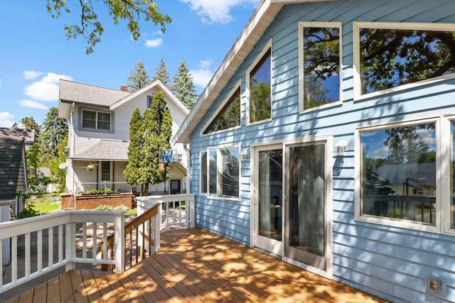 202 Lake St, Mount Horeb, WI 53572 - view of wooden terrace