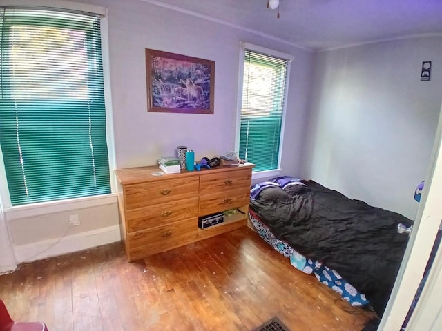 206 W Winnebago St, Appleton, WI 54911 - bedroom featuring hardwood / wood-style flooring and baseboards