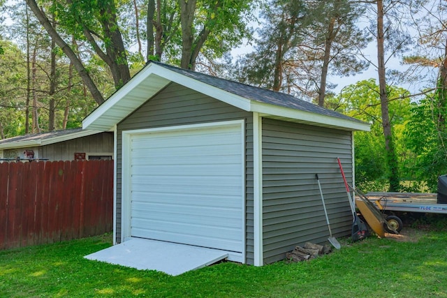 1621 W Crystal Dr, Edgerton, WI 53534 - view of detached garage