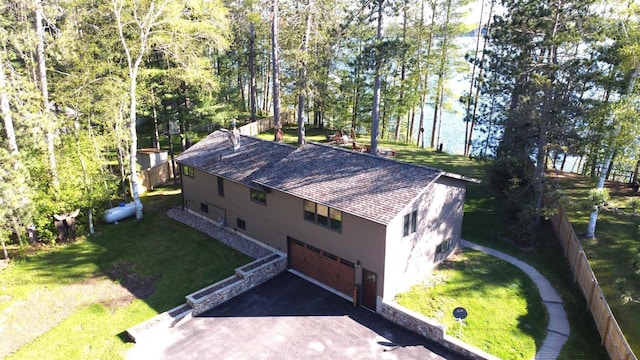 N11893 Pratt Rd, Elcho, WI 54428 - view from above of property