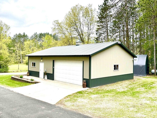 N11893 Pratt Rd, Elcho, WI 54428 - view of detached garage