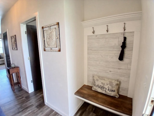 1890 Red Fox Ln, Kaukauna, WI 54130 - mudroom featuring wood finished floors and baseboards