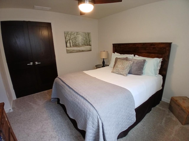 1890 Red Fox Ln, Kaukauna, WI 54130 - bedroom with carpet flooring and a ceiling fan