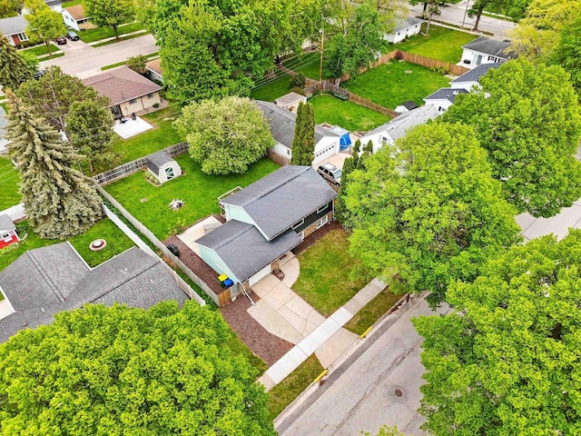 1254 Thorndale St, Green Bay, WI 54304 - aerial perspective of suburban area