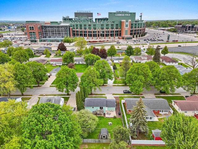 1254 Thorndale St, Green Bay, WI 54304 - bird's eye view