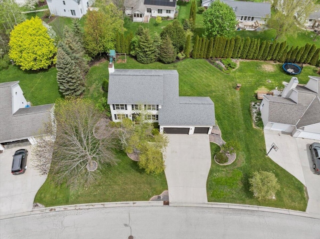 1620 Fieldstone Ln, Howards Grove, WI 53083 - aerial perspective of suburban area