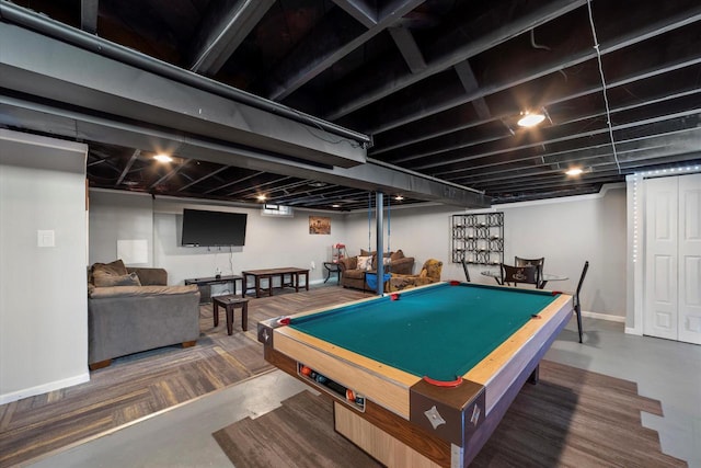 4683 N 80th St, Milwaukee, WI 53218 - playroom with baseboards and billiards table