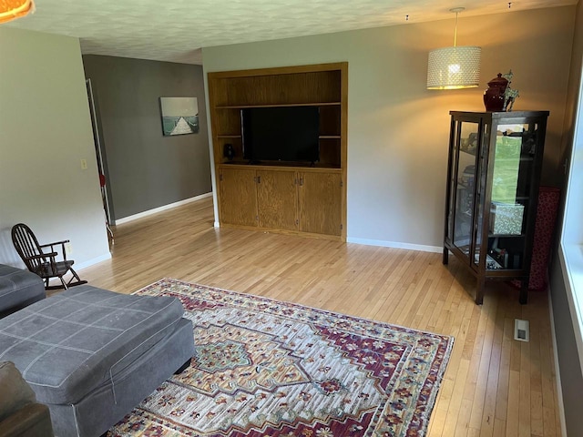 S9085 Meadowdale Rd, Prairie Du Sac, WI 53578 - living room with light wood-style floors and baseboards