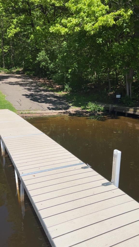 S9085 Meadowdale Rd, Prairie Du Sac, WI 53578 - dock area featuring a water view