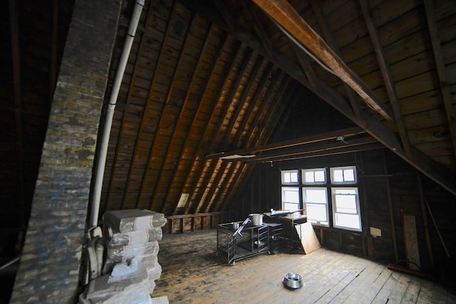 1925 W Center St, Milwaukee, WI 53206 - view of unfinished attic